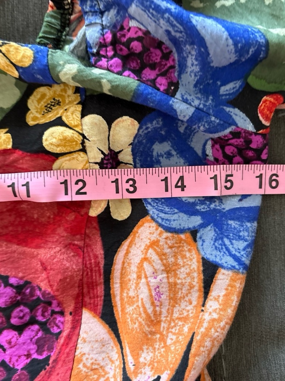 Oddi Floral Tiered Midi rayon Dress with Square Neck - Multicolor. S - Picture 4 of 7